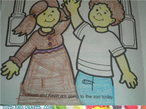 Funny Kids Drawings - Kevin is VERY EXCITED About the Zoo